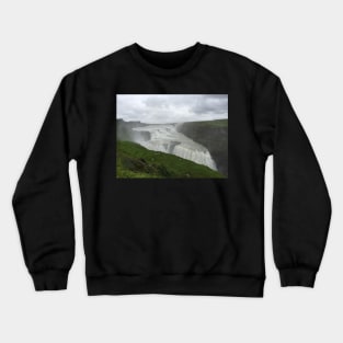 Gullfoss Falls in Iceland Crewneck Sweatshirt